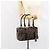 Bolsa de mão em canvas Zucca FENDI preta e marrom Auth 149263 Preto - vista 26