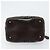 Bolsa de mão em canvas Zucca FENDI preta e marrom Auth 149263 Preto - vista 5