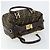 Bolsa de mão em canvas Zucca FENDI preta e marrom Auth 149263 Preto - vista 6