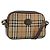 Autre Marque Borsa a Spalla Burberrys Nova Check in Tela Beige Oro Auth 151396 D'oro