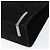 Salvatore Ferragamo Handtasche aus Wildleder Schwarz Silber Auth BA7548 - Ansicht 10