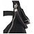 Borsa a Spalla Gancini in Pelle Nylon Nera Argento Salvatore Ferragamo Auth bs30802 Nero - vista 14