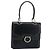 Céline Borsa a mano CELINE in pelle nera argento autentica 151991 Nero