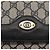 Gucci Borsa a Spalla GG Supreme in PVC Navy Gold 004 106 0024 Auth 152571 D'oro Blu navy - vista 15