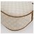 Céline Bolsa de ombro em lona Macadam CELINE em couro PVC branco e dourado Auth 152580 - vista 12