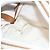 Céline Bolsa de ombro em lona Macadam CELINE em couro PVC branco e dourado Auth 152580 - vista 19