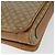 Céline Borsa a Spalla in Tela Macadam CELINE PVC Beige Oro Auth 149632 D'oro - vista 12