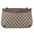 Borsa Gucci GG Supreme Web Sherry Line in PVC Beige Oro Rosso 904 02 026 Auth ka287 D'oro - vista 2