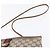 Borsa Gucci GG Supreme Web Sherry Line in PVC Beige Oro Rosso 904 02 026 Auth ka287 D'oro - vista 8