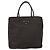 PRADA Borsa a mano in nylon marrone argento autentica 154516 - vista 13