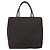 PRADA Borsa a mano in nylon marrone argento autentica 154516 - vista 2