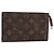LOUIS VUITTON Monogram Bucket PM Accessory Pouch LV Auth ar13830