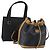 Céline Borsa a Spalla in Pelle CELINE 2 Set Nera Auth 153444 Nero