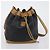 Céline Borsa a Spalla in Pelle CELINE 2 Set Nera Auth 153444 Nero - vista 10