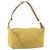Céline Borsa a mano in tela Macadam C di CELINE in suede giallo oro Auth ep11999 D'oro