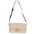 Céline CELINE Triomphe Mini Borsa Semi Spalla PVC Marrone Bianco Auth 148690SM - vista 13