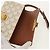Céline CELINE Triomphe Mini Borsa Semi Spalla PVC Marrone Bianco Auth 148690SM - vista 20