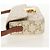 Céline CELINE Triomphe Mini Borsa Semi Spalla PVC Marrone Bianco Auth 148690SM - vista 3