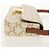 Céline CELINE Triomphe Mini Borsa Semi Spalla PVC Marrone Bianco Auth 148690SM - vista 4