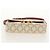 Céline CELINE Triomphe Mini Borsa Semi Spalla PVC Marrone Bianco Auth 148690SM - vista 5