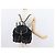 Mochila PRADA em nylon e couro preto prata autêntica 151999 - vista 28