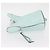 Salvatore Ferragamo Borsa a Spalla Gancini in Pelle Azzurro Chiaro Argento Auth 153957 Blu chiaro - vista 5