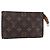 LOUIS VUITTON Pochette Bucket Monogram PM Accessorio LV Auth 153565 Monogramma