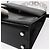 Borsa a mano in pelle Gancini Salvatore Ferragamo 2 in 1 Nero Argento Auth gh1184 - vista 16