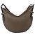 Borsa a Spalla Gancini in Pelle Marrone Oro Auth BA8420 di Salvatore Ferragamo D'oro - vista 2