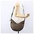 Borsa a Spalla Gancini in Pelle Marrone Oro Auth BA8420 di Salvatore Ferragamo D'oro - vista 20