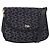 BORSO A SPALLA CÉLINE C SULKY CARRIAGE IN CANVAS E PELLE BLU NAVY ORO AUTH 153832 D'oro