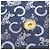 BORSO A SPALLA CÉLINE C SULKY CARRIAGE IN CANVAS E PELLE BLU NAVY ORO AUTH 153832 D'oro - vista 11