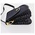BORSO A SPALLA CÉLINE C SULKY CARRIAGE IN CANVAS E PELLE BLU NAVY ORO AUTH 153832 D'oro - vista 4