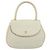 BALLY Bolsa de mão acolchoada de couro branco e dourado Auth gh1163 - vista 13