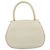 BALLY Bolsa de mão acolchoada de couro branco e dourado Auth gh1163 - vista 2