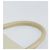 BALLY Bolsa de mão acolchoada de couro branco e dourado Auth gh1163 - vista 8