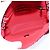 CHANEL Borsa a tracolla Cloche Turn Lock in pelle di agnello rossa argento CC Auth bs30375 Rosso - vista 11