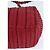 CHANEL Borsa a tracolla Cloche Turn Lock in pelle di agnello rossa argento CC Auth bs30375 Rosso - vista 16