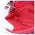 CHANEL Borsa a tracolla Cloche Turn Lock in pelle di agnello rossa argento CC Auth bs30375 Rosso - vista 21