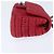 CHANEL Borsa a tracolla Cloche Turn Lock in pelle di agnello rossa argento CC Auth bs30375 Rosso - vista 4