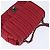 CHANEL Borsa a tracolla Cloche Turn Lock in pelle di agnello rossa argento CC Auth bs30375 Rosso - vista 6