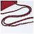 CHANEL Borsa a tracolla Cloche Turn Lock in pelle di agnello rossa argento CC Auth bs30375 Rosso - vista 7
