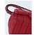 CHANEL Borsa a tracolla Cloche Turn Lock in pelle di agnello rossa argento CC Auth bs30375 Rosso - vista 9