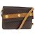Céline Borsa a Spalla in Tela Macadam CELINE in Pelle PVC Marrone Oro Auth 150050 D'oro