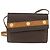 Céline Borsa a Spalla in Tela Macadam CELINE in Pelle PVC Marrone Oro Auth 150050 D'oro - vista 13