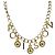 Collana a catena Christian Dior in metallo dorato Auth am9415V