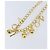 Collana a catena Christian Dior in metallo dorato Auth am9415V - vista 3