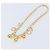 Collana a catena Christian Dior in metallo dorato Auth am9415V - vista 7