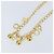 Collana a catena Christian Dior in metallo dorato Auth am9415V - vista 8