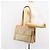 Céline Borsa a Spalla in Tela Macadam CELINE PVC Beige Oro Auth gh1092 D'oro - vista 23
